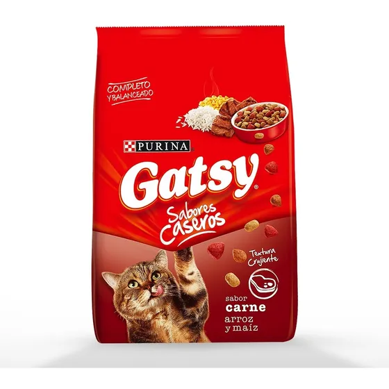 Alimento Para Gato Concentrado Carne Y Arroz Gatsy 1kg