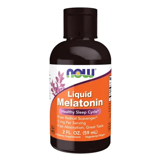 Now Foods Melatonina Salud Ciclo Del Sueño 59ml Sabor Sin Sabor | Cuotas sin interés