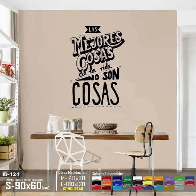 Vinilos Decorativos Frase Las Mejores Cosas Stickers