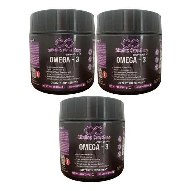 Omega3 Alkaline Care 600 Gr Pack3 (polvo) Natural