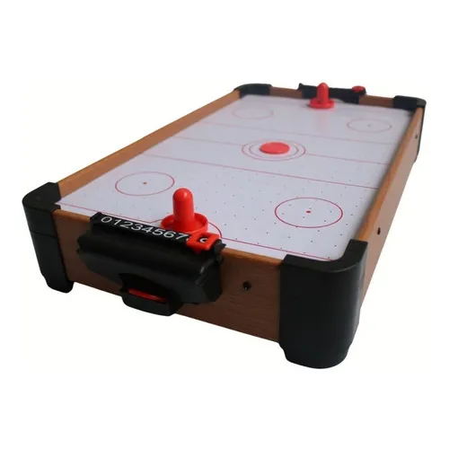 Mini mesa de juego aerodinámica portátil de hockey de aire de 50 x 30 x 8,5 cm