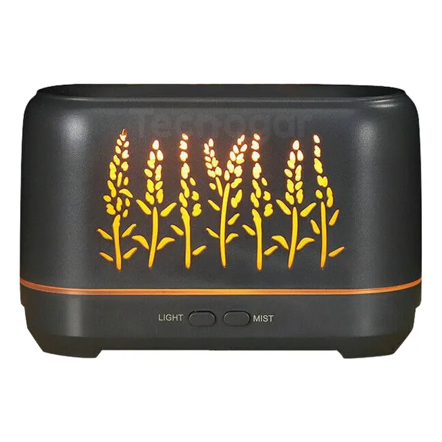 Humidificador Llama Con Diseño De Flores-difusoraromaterapia