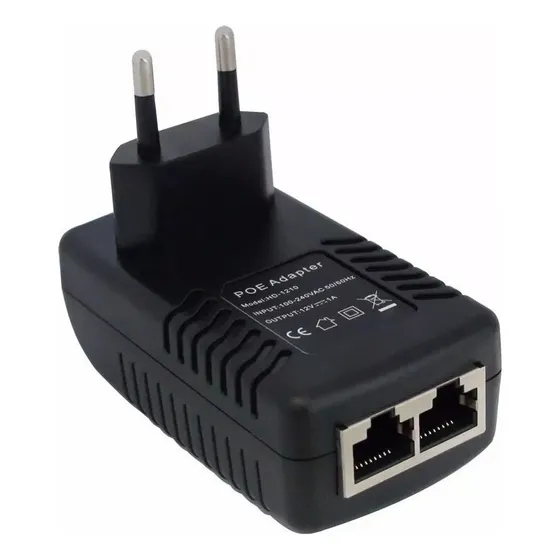 Fonte Poe Compacta 24v 1a Access Point Roteador Rj45 Bivolt