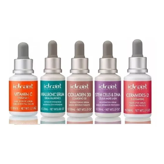 Idraet Kit X 5 Activos Antiage Puros Profesional
