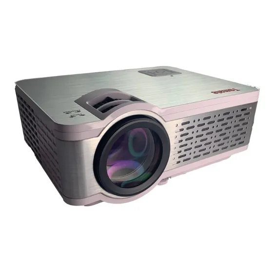 Projetor Tomate 2.400 Lumens Hdmi/vga Vídeo/áudio Mpr-5007 Cor Prateado 127/220V