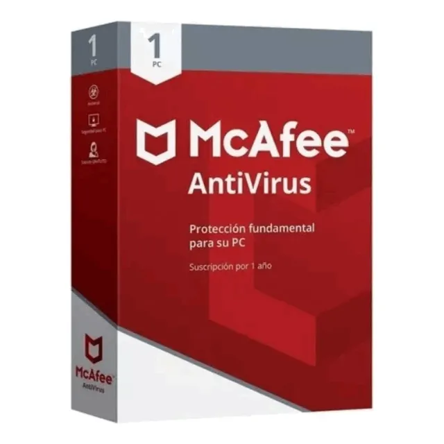 Antivirus Mcafee 1 Dispositivo 3 Años Oferta Promocion
