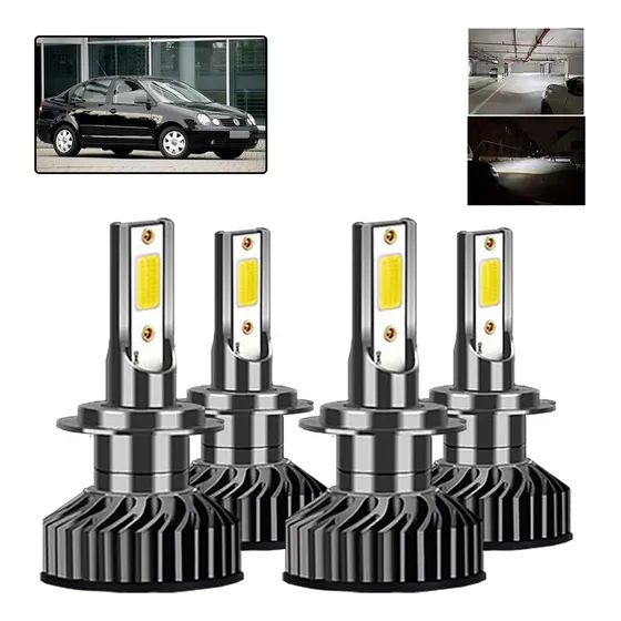 Kit De Focos Led H7 H7 Luz Alta/baja Para volkswagen