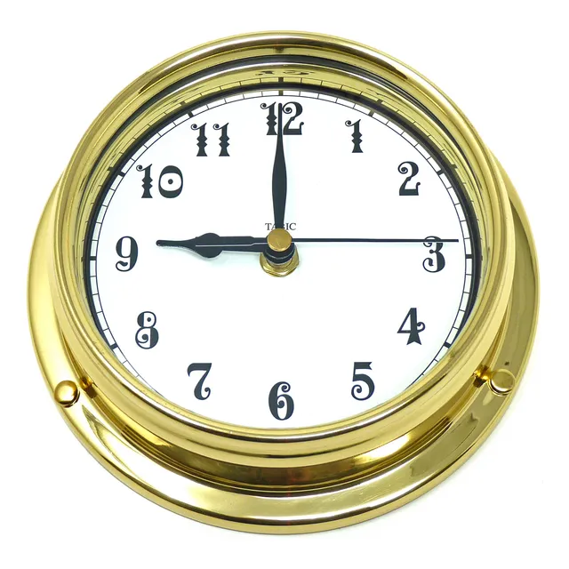 Reloj Arabe Laton Clasico Lacado Pesado 1 4.4 Lbs Tiempo