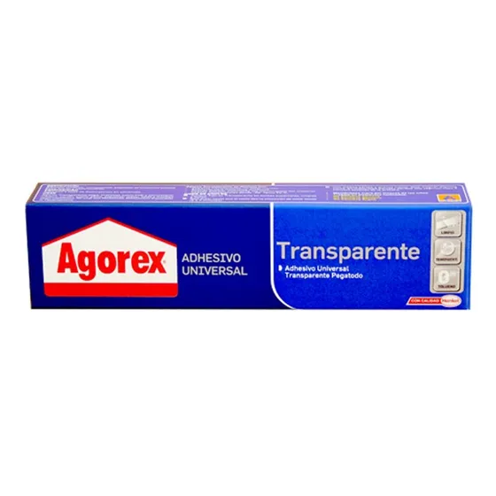 Pegamento Agorex Transparente 120cc