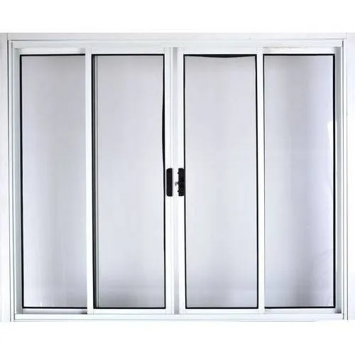 Janela De Cozinha 4 Folhas 100x100 Linha 18 S/g Branco