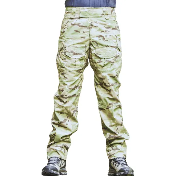 Calça Tática Camuflada Militar Exército Reforçada Resistente
