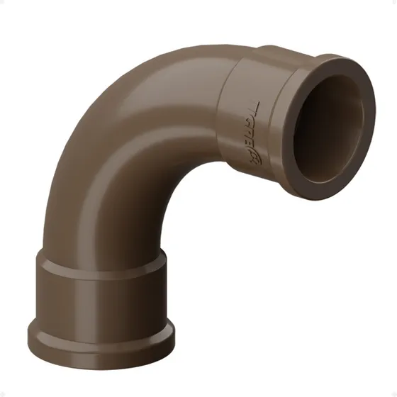 Curva Longa Pvc Marrom Soldável 50mm 90º Tigre