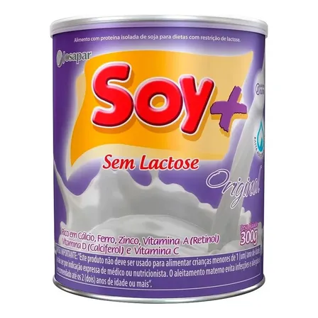 Alimento A Base De Soja Em Pó Sem Lactose 300g Soy+