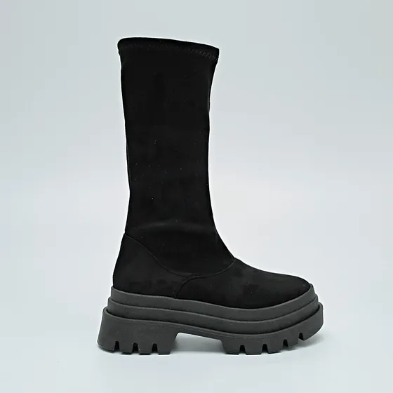 Bota Borcego Gamuza Elastizada Heiko Mujer 2551