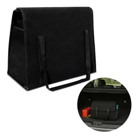 Bolsa De Porta Malas Organizadora Lisa Padrão Fábrica Carros Preto