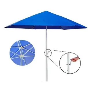 Ombrelone Guarda Sol 2,70m Piscina Jardim Sodramar Azul Roya Ombrelone Guarda Sol 2,70m Piscina Jardim Sodramar Azul Roya