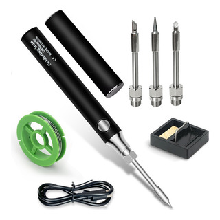Kit De Soldador Inalámbrico Con 3 Puntas De Soldador Usb Kit De Soldador Inalámbrico Con 3 Puntas De Soldador Usb