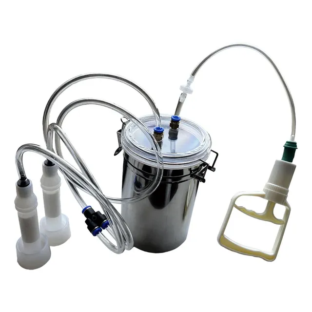 Kit De Ordeñadora Manual De Vacas De 2 Litros, Ordeñadora