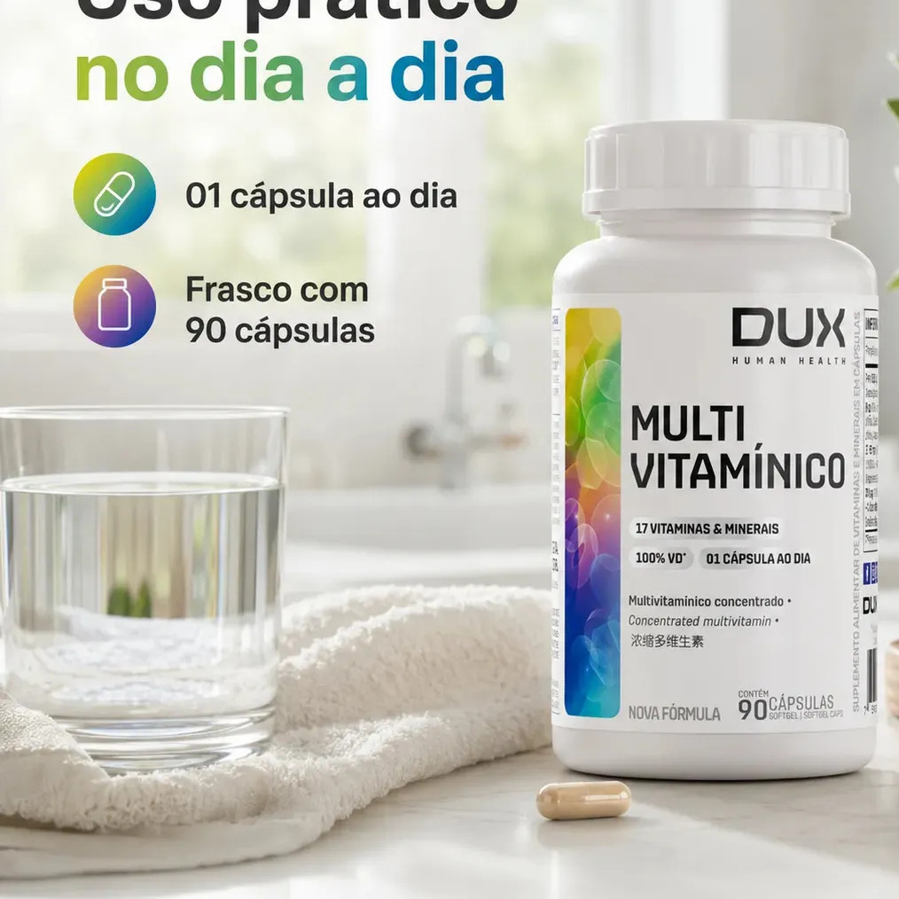 Multivitamínico Dux Nutrition | 90 Unidades