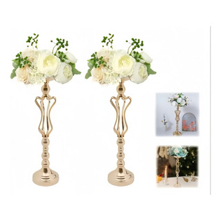 Base Soporte Portaflores Velas Metal Decora Fiesta Boda 2pcs Base Soporte Portaflores Velas Metal Decora Fiesta Boda 2pcs