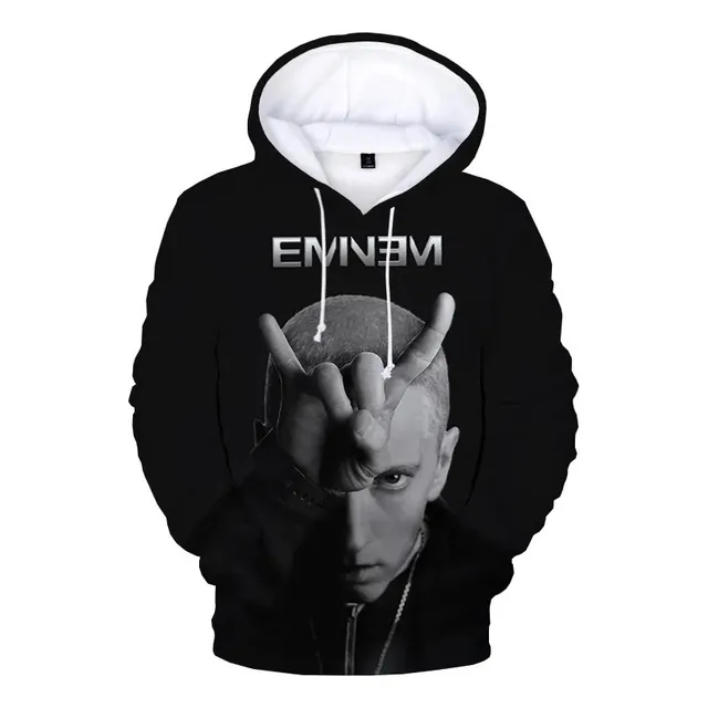 Di Rapero Eminem 3d Imprime Sudadera Con Capucha Hip Hop