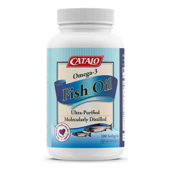 Catalo Aceite De Pescado Omega-3, Destilado Molecularmente Y