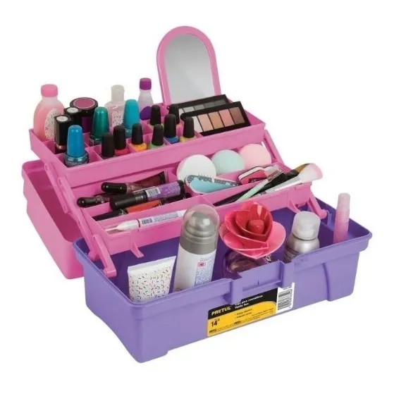 Caja Cosmetiquera 14 PLG Rosa/lila Cod.25052 Pretul