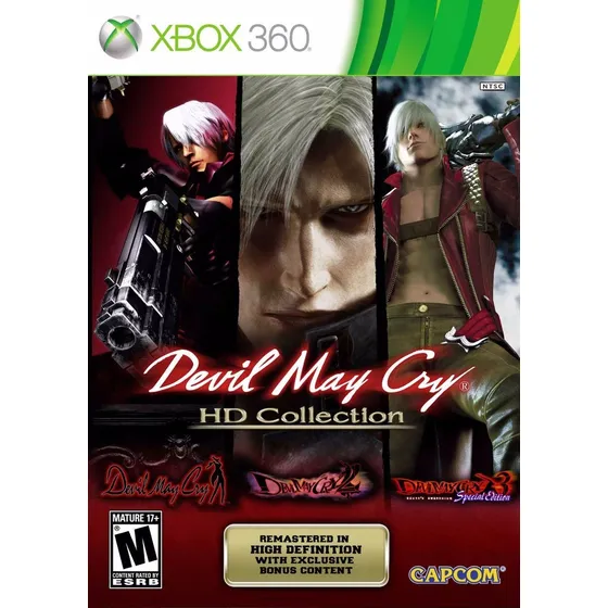Jogo Mídia Física Devil May Cry Hd Collection Para Xbox 360