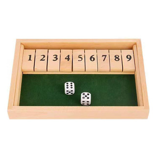 Para Juego De Mesa De Dados Shut The Box Flaps & Dices Para Juego De Mesa De Dados Shut The Box Flaps & Dices
