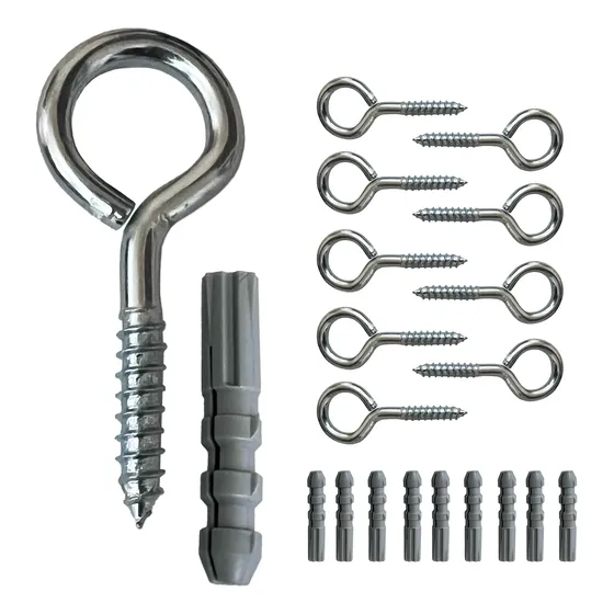Kit 10 Armella 2 1/2  Uso Rudo Kit Instalacion Malla Sombra