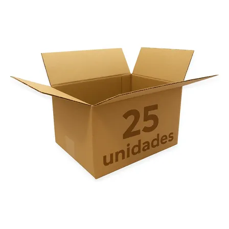Caixa De Mudança Papelão Pequena 30x20x15 E-commerce 25 Und Retangular Logística Armazenagem