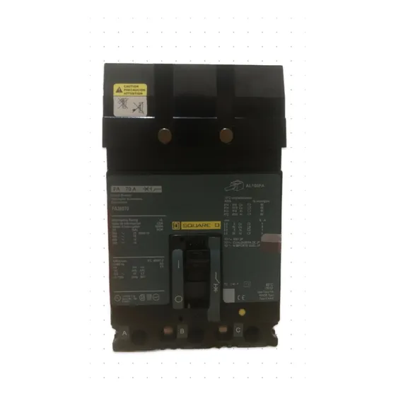 Termomagnetico Squared Fa36070 3 Polos 70 Amp. I-line