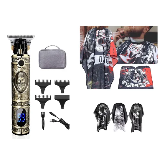 Maquina Corta Pelo Patillera Corta Barba Rasurado Barberia