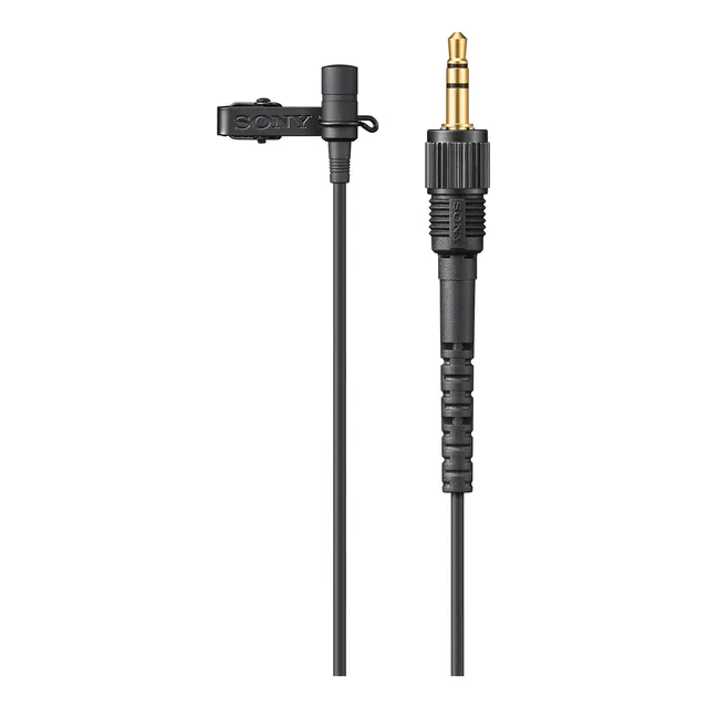 Micrófono De Solapa Sony Para Cámara Ecm-l1 Color Negro