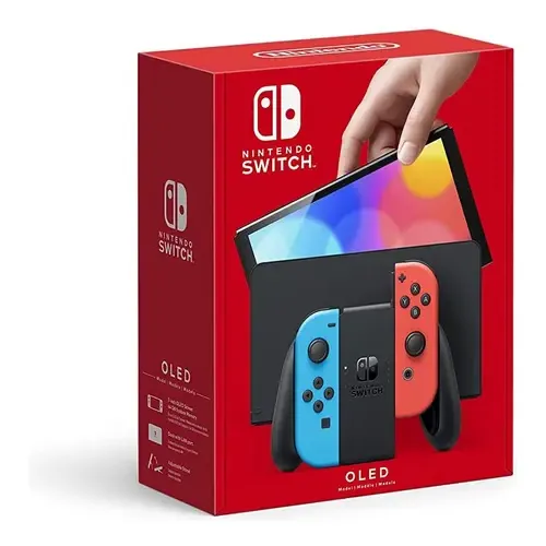 Nintendo Switch Oled Azul/Rojo Neón