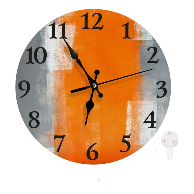 Lokmu Reloj Silencioso Tictac 10  Pared Redondo Decorativo