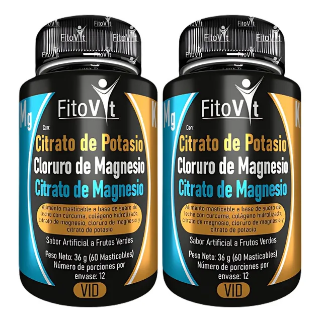 Citrato De Magnesio Potasio X2