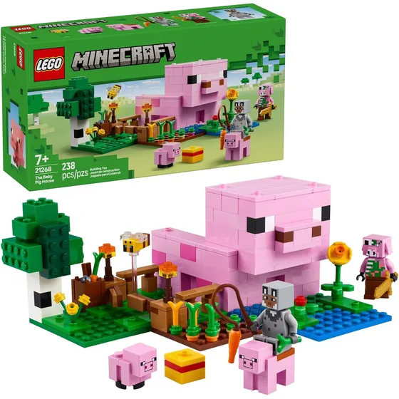 Lego Minecraft Casa Cerdo 21268 238 Piezas Juguete 238 Casa Cerdo