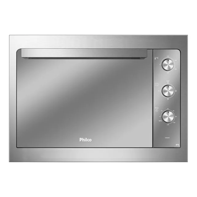 Forno Elétrico de Embutir Pfe47e 47 Litros Prateado Philco 127v