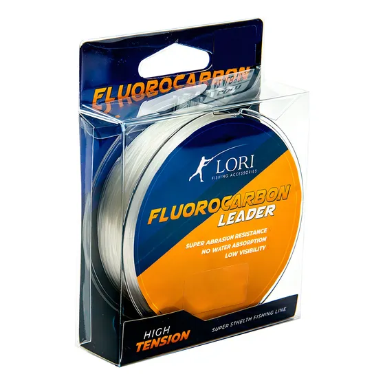 Linha Fluorocarbon 50 Metros 29,2lbs - Lori 0,50mm Cor Branco