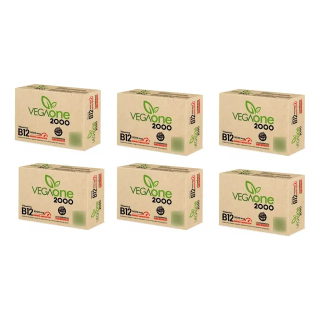Vegano One Vitamina B12 2000g Más Concentrado Sublingual X6