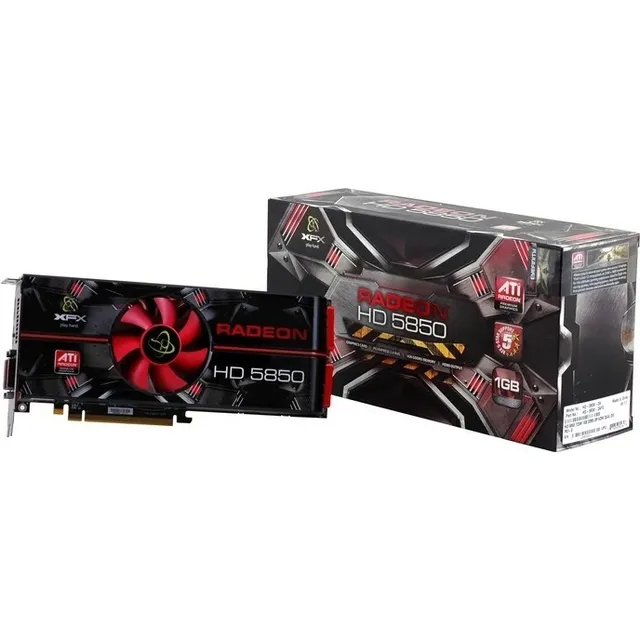 Tarjeta De Video Xfx Radeon Hd5850 1gb Ddr5 Gamer Box
