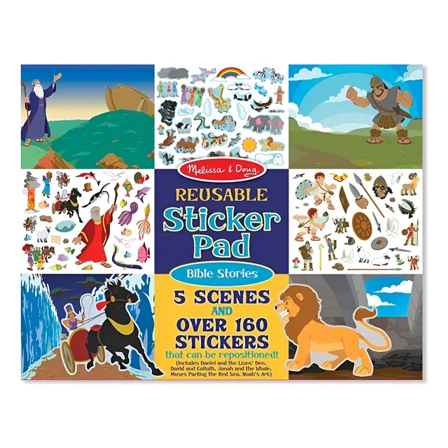Stickers Reutilizables + Varios Escenarios Melissa & Doug