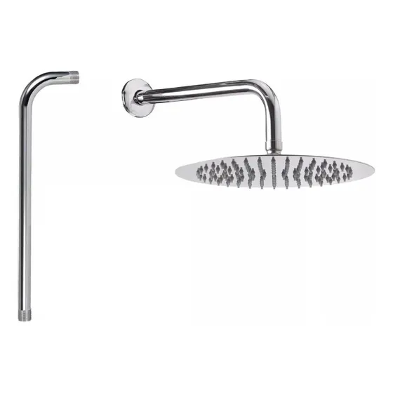 Regadera Redonda Inoxidable Calidad 20 Cm 52 Bits Acabado Brillante Plateado