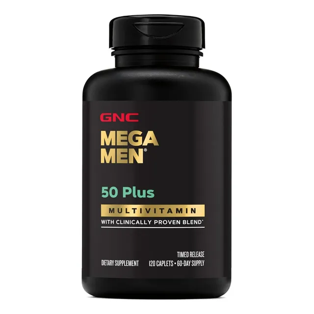 Gnc Mega Men 50 Plus 120caps De Eeuu