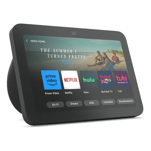 Amazon Echo Show 8 3ª Geração Com Áudio Espacial Preto