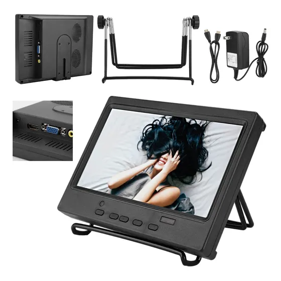 Monitor 7 Inch Pantalla Multifunción Con Soporte Hdmi/vga/av