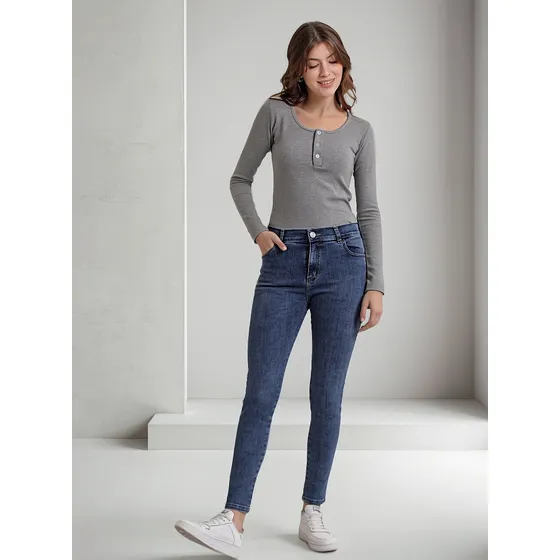 Pantalón Jean Skinny Vade Retro Mujer