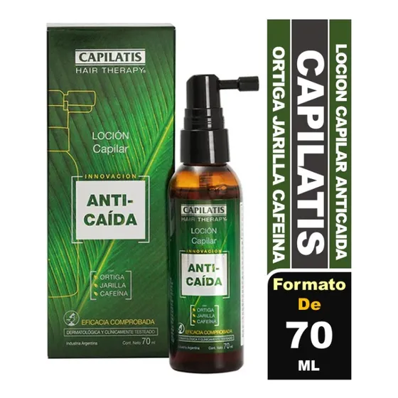 Capilatis Loción Capilar Anticaída Ortiga Jarilla Cafeína 