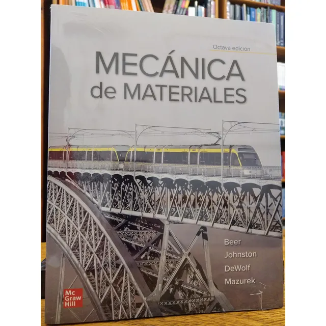 Mecánica De Materiales Beer Ferdinand (autor) · Pasta Blanda 8ed, De Beer Ferdinand. Editorial Mcgraw Hill, Tapa Blanda, Edición 8ed En Español, 2021